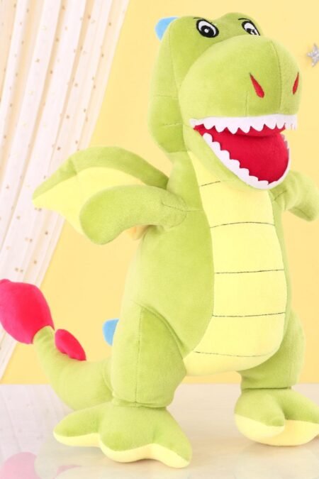 Zoe Dinosaur Soft Toy Green - Height 40 cm