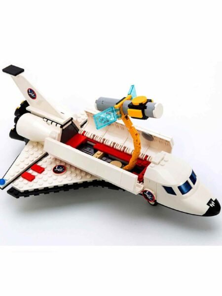 Yamama Space Shuttle Building Blocks Set Off White - 297 Pieces
